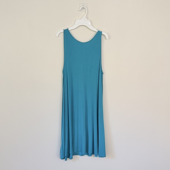 Old navy Beach cover-up muscle tank dress knee length dress in Blue - Picture 3 of 6